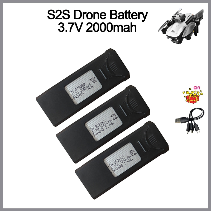 Eachine Drone E58 - S2S Drone Batteria 3.7V 2000mAh Per