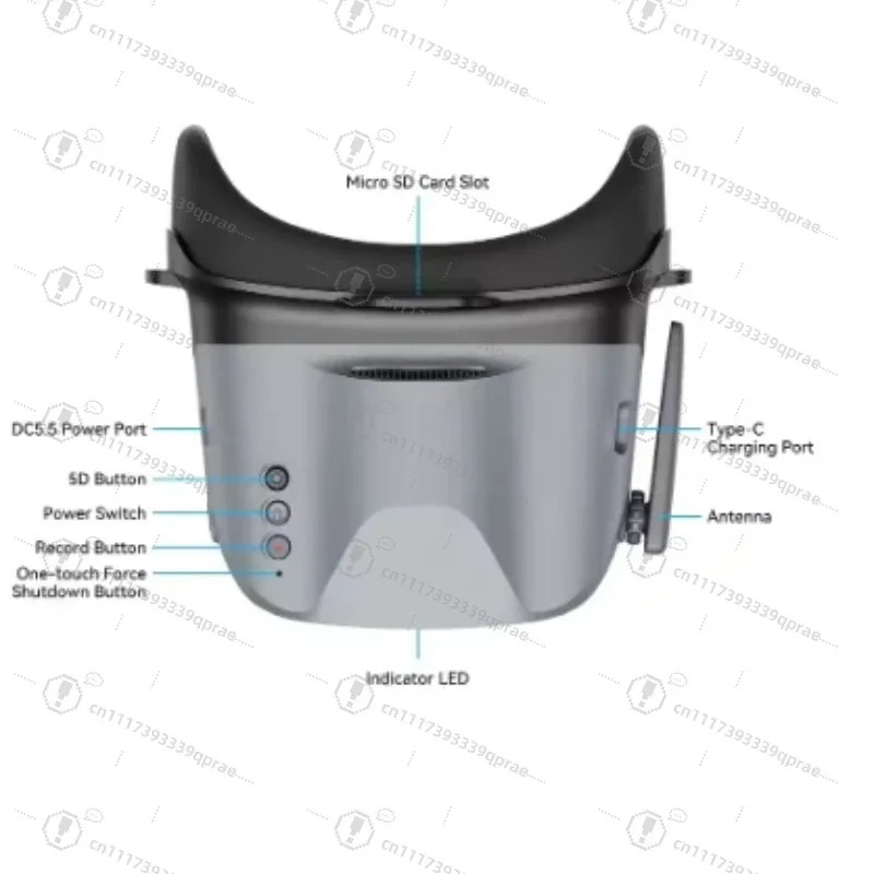 Drone Racing Goggles - Occhiali FPV Analogici BETAFPV VR04 Display