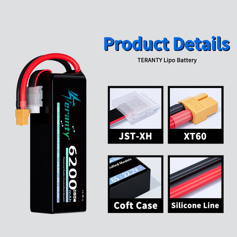 Batteria Lipo TERANTY 6S 6200m - Drone Racing Battery recensione e prezzo